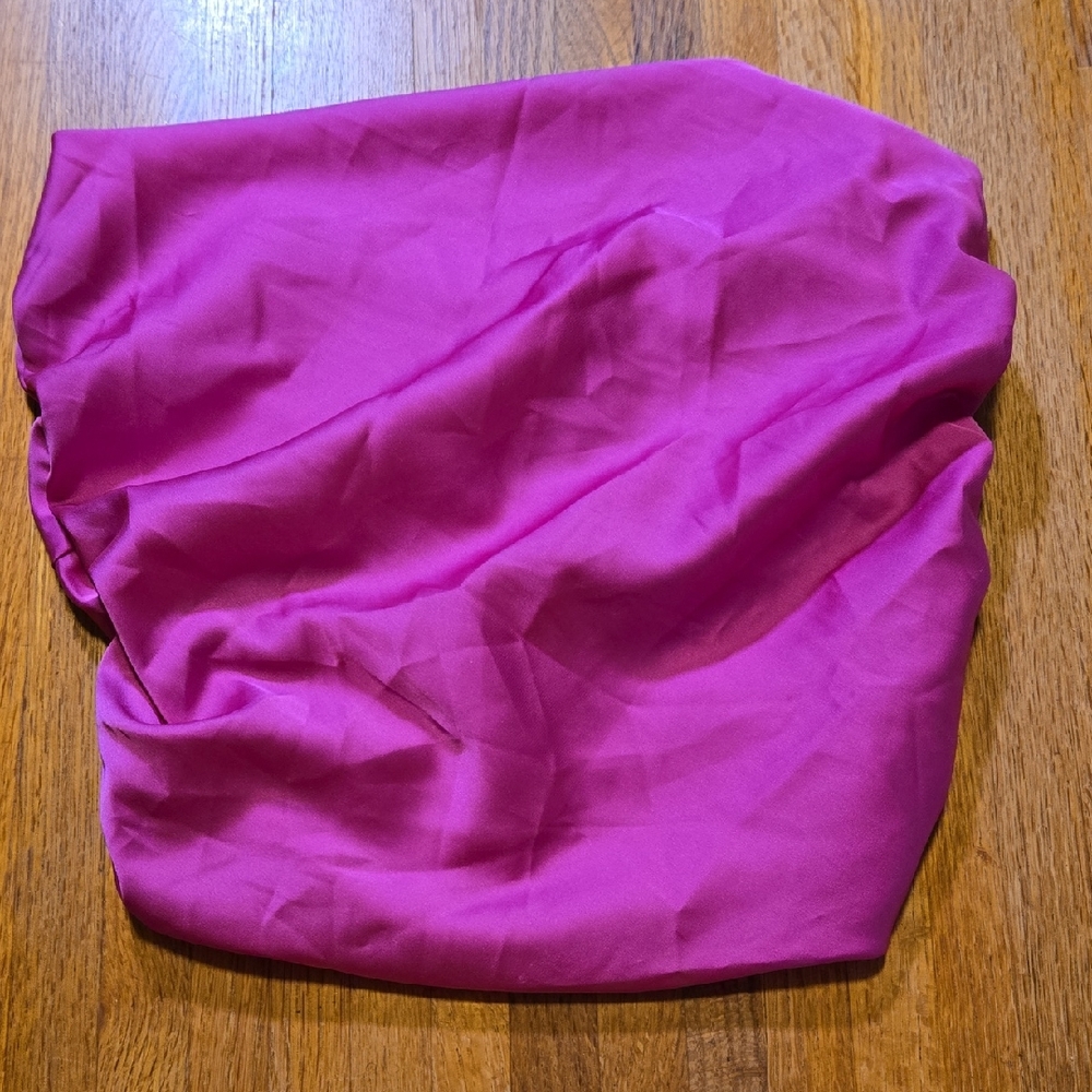 SHEIN "Bae" Women Small Vibrant Pink Open Back Spaghetti Strap Camisole Crop Top